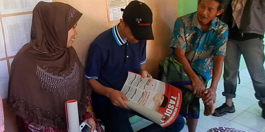 Sebelum nyoblos, warga Purbalingga dapat kalender salah satu paslon