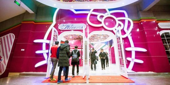 kantin di kampus ini punya penampilan paling imut seantero China