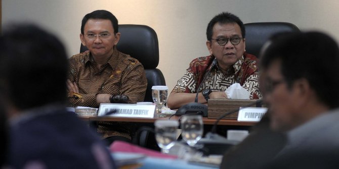 Rapat banggar, Ahok akur dengan M Taufik & puja-puji kerja DPRD