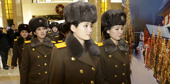 Cantiknya personel girl band bentukan Kim Jong-un