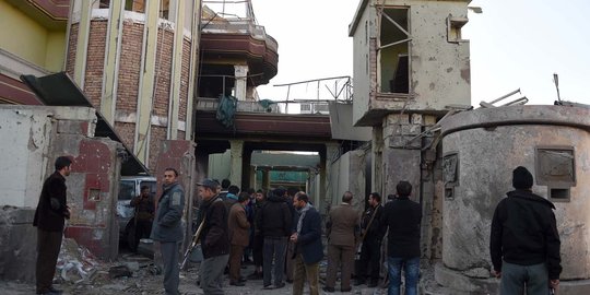 Komplek kedutaan di Afghanistan di bom, tujuh tewas