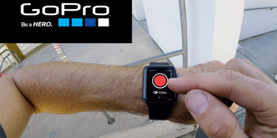 Kini kamera GoPro bisa dikontrol melalui Apple Watch