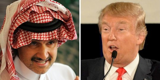 Donald Trump twitwar melawan pangeran Saudi