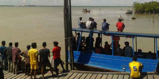 Saling dorong di atas kapal, 2 siswa SMA kecebur dan hilang di laut