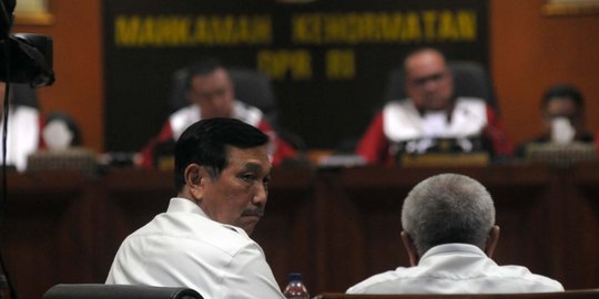 Luhut bersaksi di sidang MKD terkait kasus Papa Minta Saham