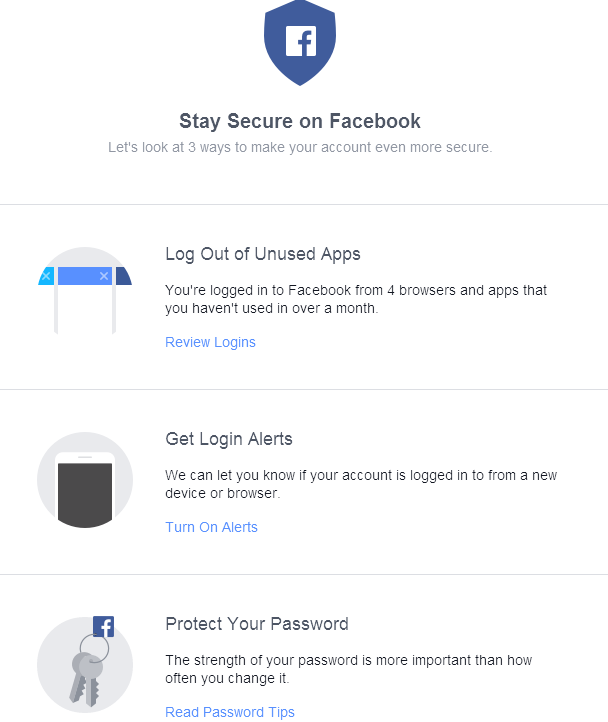 security checkup facebook