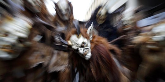 Krampuss, iblis seram yang berkeliaran di Jerman jelang Natal