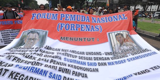 Forum Pemuda Nasional tuntut pemerintah putus kontrak Freeport