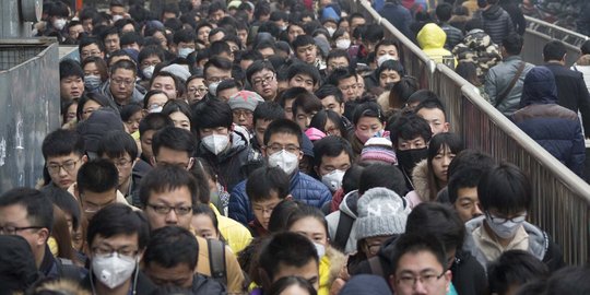 Bencana asap makin parah, warga China rela beli oksigen Rp 
