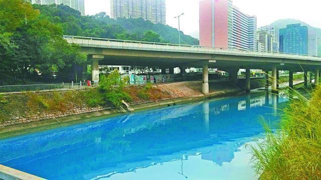 pencemaran sungai shing mun hong kong