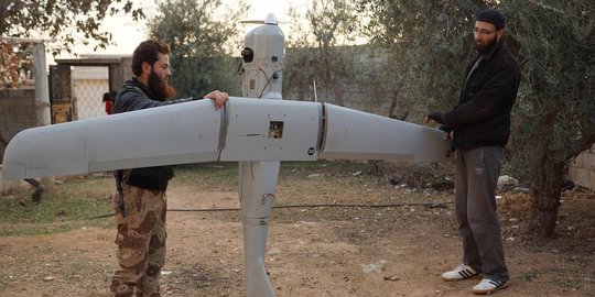Ini drone Rusia yang ditembak jatuh militan Suriah