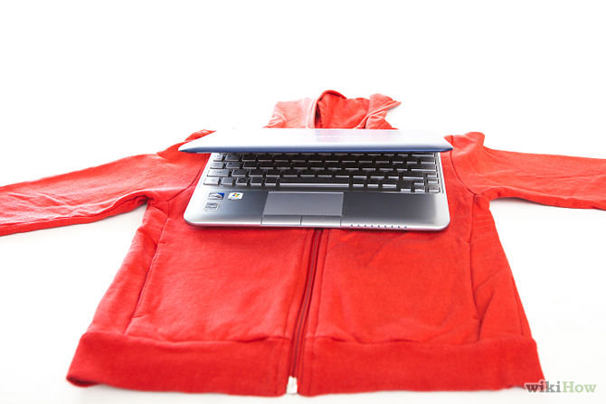 tutorial lipat hoodie jadi tas laptop