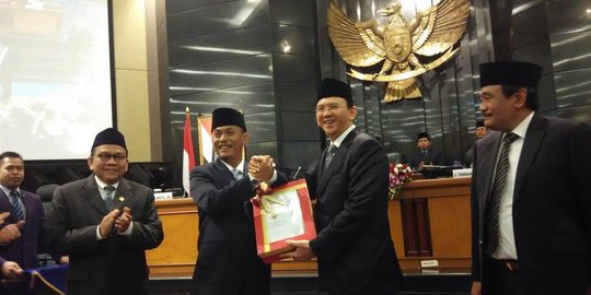 Ahok: R-APBD 2016 naik 0,92 persen dibanding APBD-P 2015