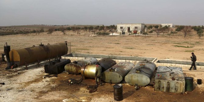Menengok kilang di Suriah yang olah minyak mentah dari ISIS