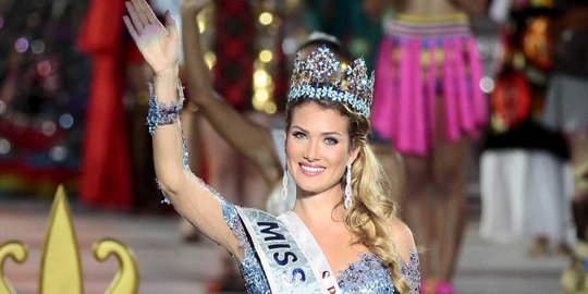 Mireia Lalaguna, si cantik asal Spanyol yang raih Miss World 2015