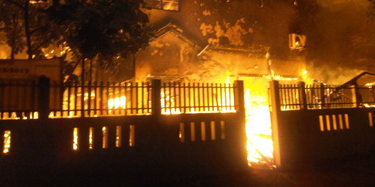 17 Tersangka pembakaran kantor Gubernur Kalimantan Utara ditangkap