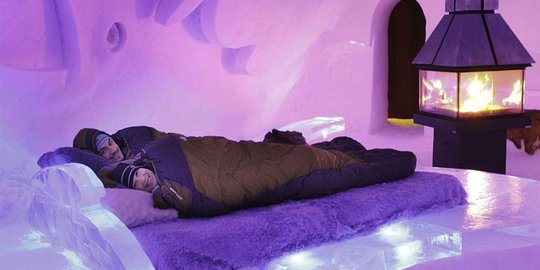 Menikmati kehangatan menginap di hotel Igloo terkeren di dunia