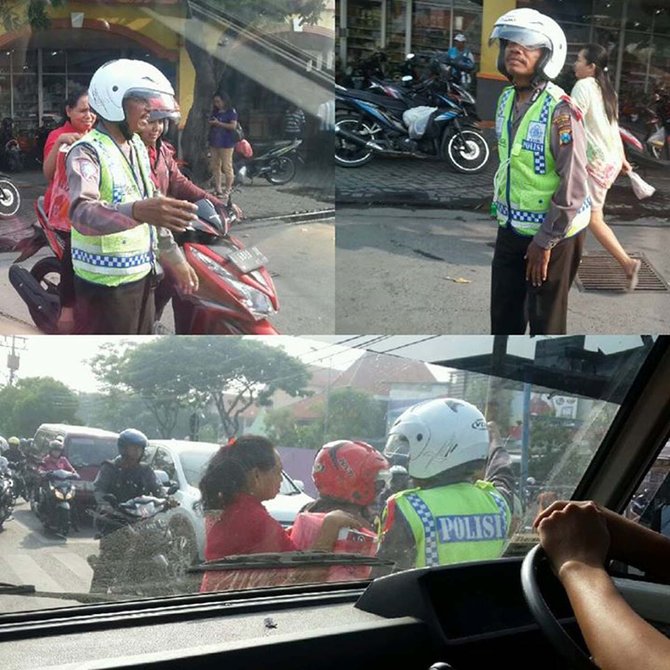 polisi gigih di wiyung