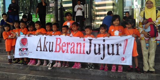 Tanamkan antikorupsi sejak dini, murid PAUD Bekasi sambangi KPK