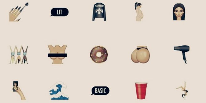 Kimoji, aplikasi emoji seksi Kim Kardashian hadir di App Store