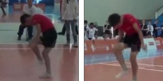 lebih cepat dari kilat bocah ini bisa melompat tujuh kali dalam satu detik rev2
