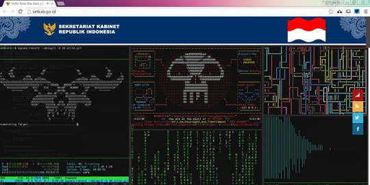 Website Setkab kena Hack sedang ditangani