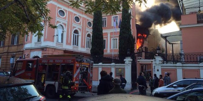 Diplomat Indonesia korban kebakaran KBRI Roma berpulang