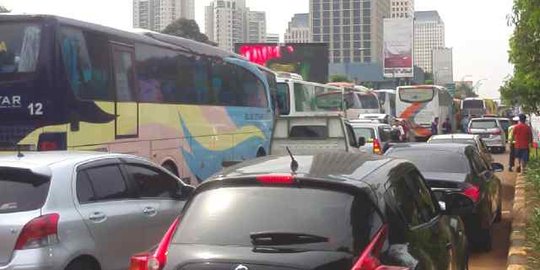 Sekitaran GBK macet parah, imbas parkir peserta Silatnas MTA