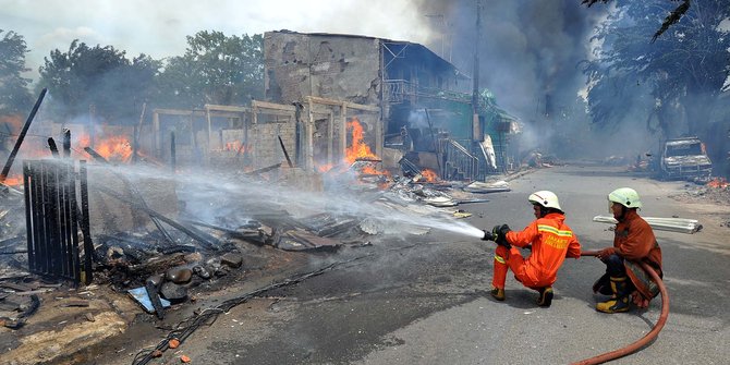 Agar tak trauma, anak korban kebakaran Bukit Duri diajak bernyanyi