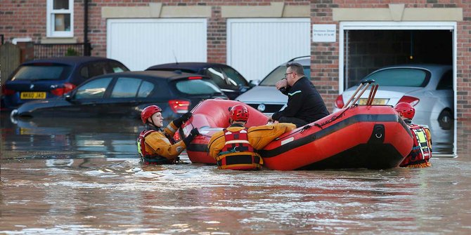 Inggris kembali dilanda banjir parah