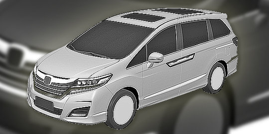 Beginilah bentuk dari Honda odyssey terbaru