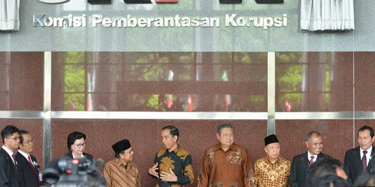 SBY dan Habibie hadiri peresmian gedung baru KPK yang dibuka Jokowi