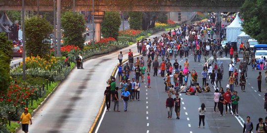 Ini tempat parkir car free night dan Ancol saat tahun baru