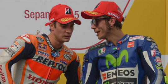 Rossi-Pedrosa ke Suzuki: Sungguhan atau candaan?