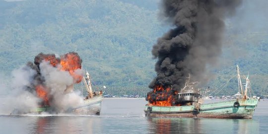 Satgas: Pelanggaran, kapal bendera RI namun pekerja asing