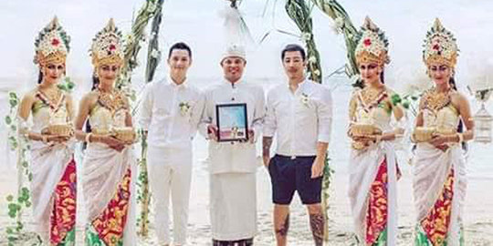Pemprov Bali akui malu pernikahan sejenis bisa digelar berulang kali