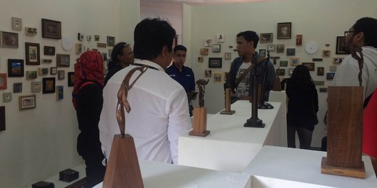 Tahun baruan di Ancol, limbah styrofoam disulap jadi karya seni