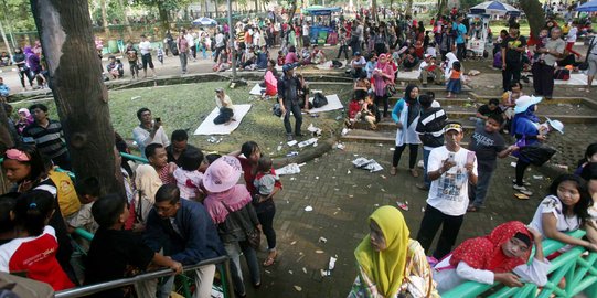 Libur tahun baru pengunjung Kebun Binatang Solo melonjak 500 persen
