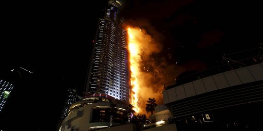 Ini penyebab kebakaran hotel di Dubai saat malam Tahun Baru