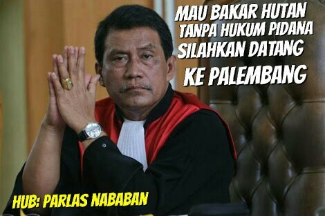 meme pedas bully hakim pn palembang