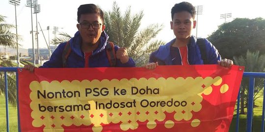 Pemenang kampanye Ooredoo ketemu pemain PSG