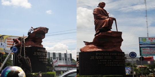 Keunikan patung Jenderal Soedirman di Purbalingga