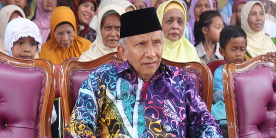 Temui Zulkifli Hasan di MPR, Amien Rais ngaku tak bahas reshuffle