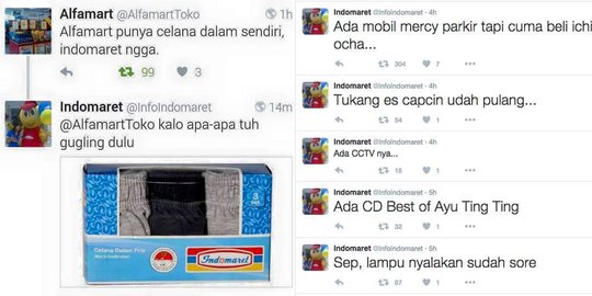 Tweet lucu plesetan minimarket, bikin ngakak