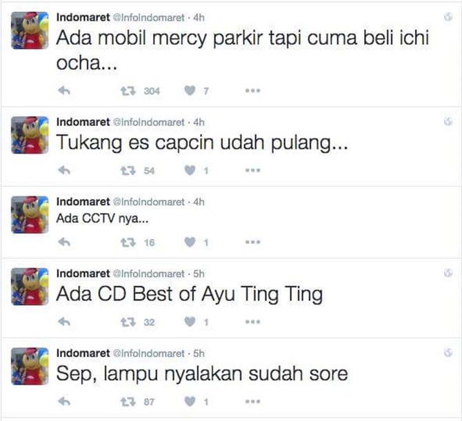 twitter indomaret