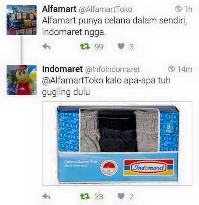 twitter indomaret