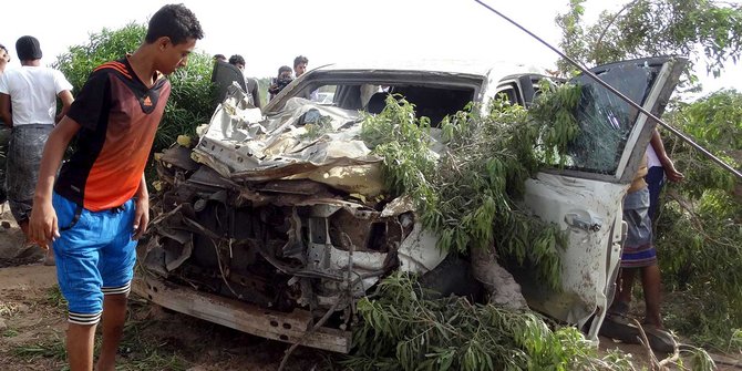 Bom serang iring-iringan mobil petinggi pemerintah Yaman, 3 tewas