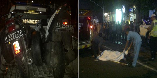 Dua motor adu banteng di depan TBRS, 1 tewas 2 luka-luka