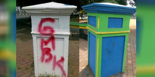 Tugu Daendels Pekalongan korban vandalisme