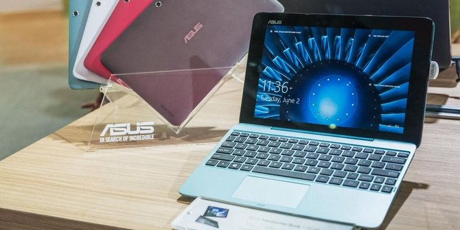 Ini notebook Asus Transformer super tipis dengan Windows 10